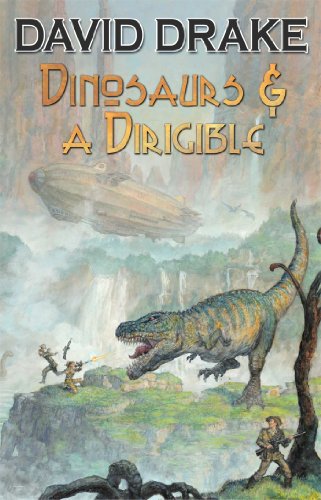 Dinosaurs and a Dirigible by David Drake