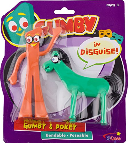NJ Croce Gumby and Pokey In Disguise Toy