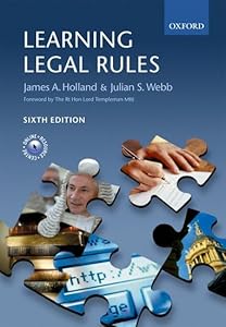 Learning Legal Rules: A Student's Guide to Legal Method and Reasoning