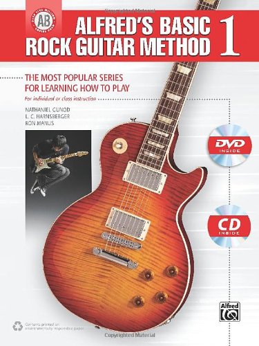 Alfred's Basic Rock Guitar, Bk 1: The Most Popular Series for Learning How to Play by Ron Manus