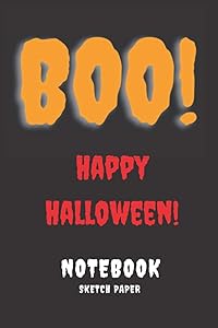 BOO! Happy Halloween: Sketch Paper. Eye Chart animal with Glasses. Gift/Present for any occasion. Birthday Christmas Father's Day Mother's Day. by You Know You Want It