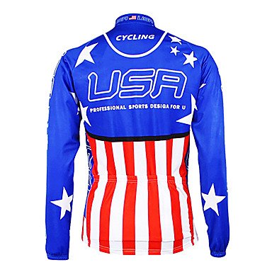 

Ceiling Light's American National Team Cycling Long Sleeve Fleece Jersey
