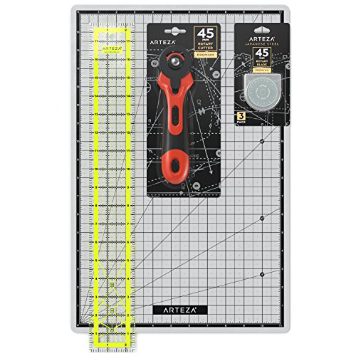 Algopix Similar Product 16 - ARTEZA Rotary Cutter Quilting Kit Set