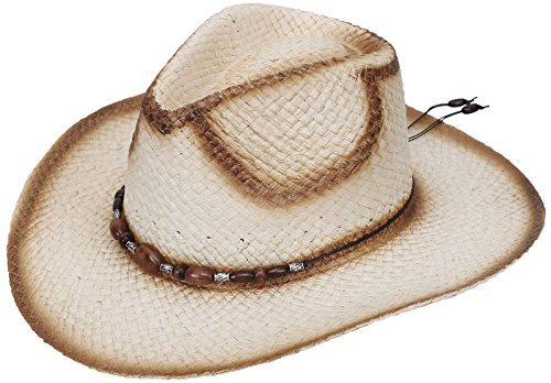 Algopix Similar Product 2 - Younglove Unisex Woven Straw Cowboy Hat