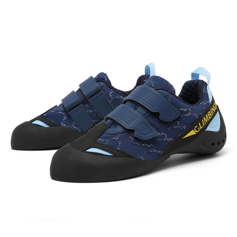 Mens Youth Wall Climbing Shoes, Non-Slip Lightweight Bouldering Sport Sneaker Breathable Rock Climbing Shoes For Adult_vogvips.com