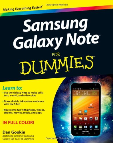 Samsung Galaxy Note For Dummies by Dan Gookin