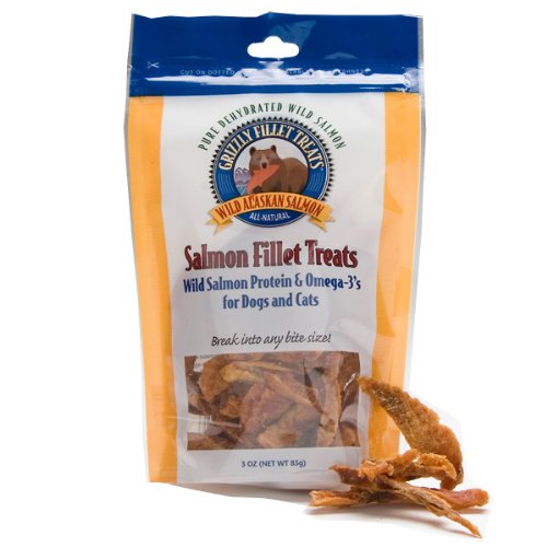 

Grizzly Salmon Fillet Treats for Dogs & Cats (3 oz)