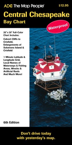 Central Chesapeake Bay by the Map People ADC