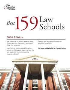 Best 159 Law Schools 2006 (Graduate School Admissions Gui)