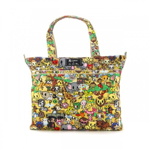 Ju-Ju-Be Tokidoki Collection Super Be Zippered Tote Diaper Bag, Animalini