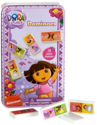 Dora The Explorer - Dominoes Game In Collectable Tin