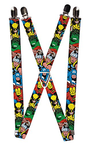 Marvel Comics Avengers Comic Suspenders