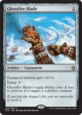 Magic: the Gathering - Ghostfire Blade (220/269) - Khans of Tarkir