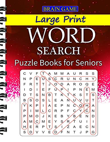 Large Print Word Search: Puzzle Books for Seniors by John Kevin