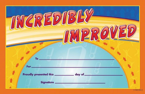 Incredibly Improved Pat-On-The-Back Award by School Specialty Publishing