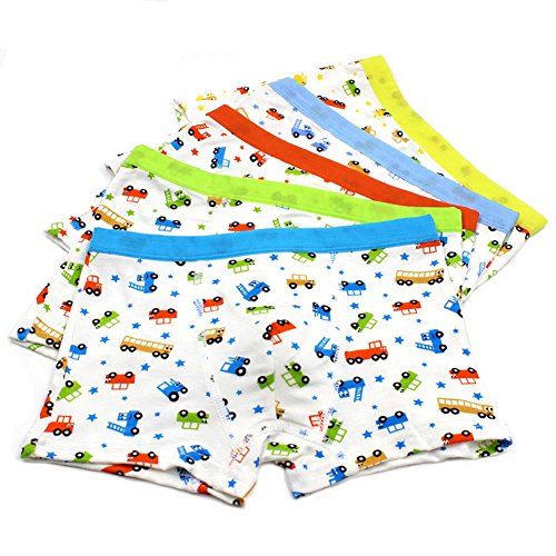 Fashion V Little Boys' Boxer Brief 5-pack Underwear