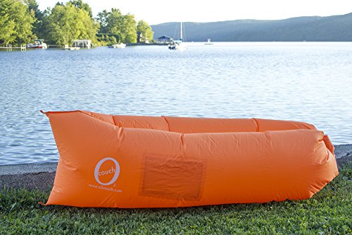 O2Couch Outdoor Inflatable Lounger Nylon Fabric Beach Lounger Convenient Compression Air Bag Hangout Bean Bag Portable Couch Chair - Image 3
