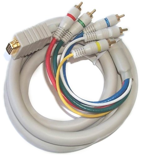 

Black Point Products BV-503 6-Foot VGA to 5-RCA Component Video Cable for HDTV