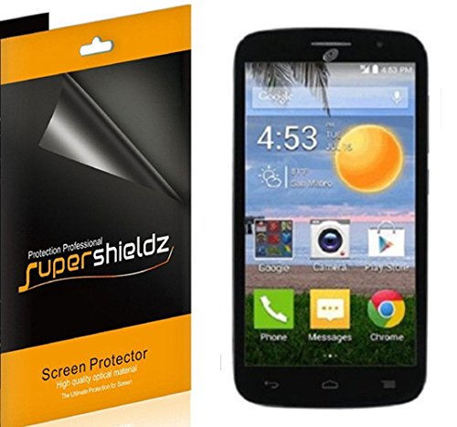 [6-Pack] SUPERSHIELDZ- Anti-Bubble High Definition Clear Screen Protector For Alcatel One Touch Pop Icon A564C (Straight Talk) + Lifetime Replacements Warranty - Retail Packaging