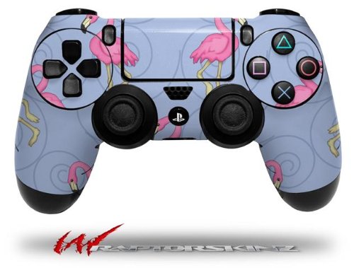 

Flamingos on Blue - Decal Style Wrap Skin fits Sony PS4 Dualshock 4 Controller - CONTROLLER NOT INCLUDED