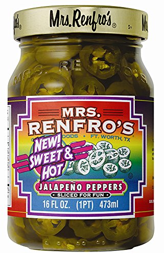 Mrs. Renfro's Sweet & Hot Jalapeno Peppers - 4jar pack
