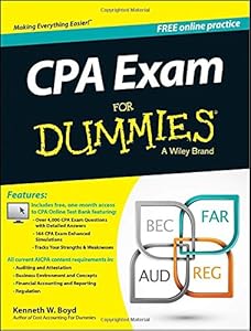 CPA Exam For Dummies by Kenneth Boyd