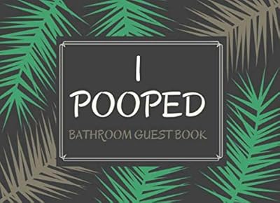 Funny Housewarming Gifts: Unique Birthday Decorations Bathroom Joke A Useful New Apartment Or Home Guest Book Present For Friends Girls Boys Men Women Kid Families & Couples For New Home