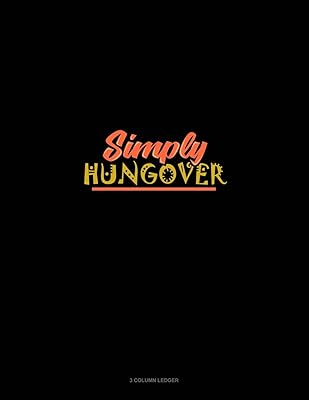 Simply Hungover: 3 Column Ledger