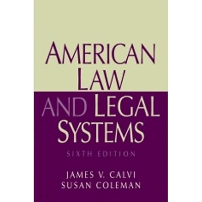 American Law and Legal Systems (6th Edition)