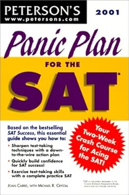 Panic Plan for the Sat 2001 (Arco Panic Plan for the SAT)