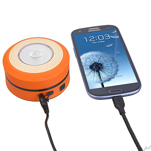 IvationHandcrankLEDCampingLanternCollapsible&#;Rainproof,USBFlashlighttorchMiniLampwithhanginghandle,Lightinglevels,EmergencyCellPhonecharger,RechargeswithdynamopowerorviaUSB,Neverneedtochangebatteries,Easytostore