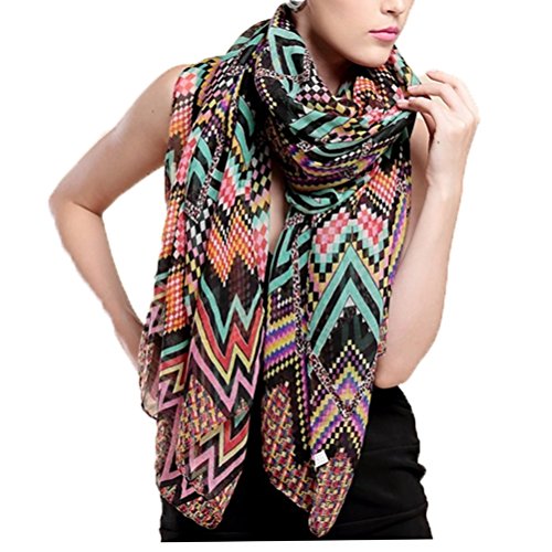 Nanxson(TM) Women's Nation Style Thin Long Soft Infinity Scarf WJ0037