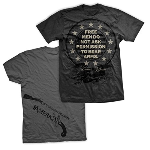 Free Men Don't Ask Permission T-shirt by Ranger Up, Patriotic, Second Amendment