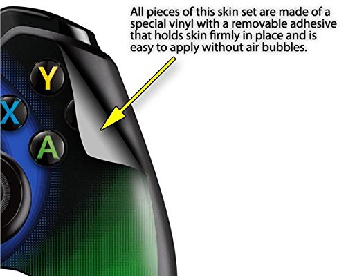 

Alecias Swirl 01 Blue - Holiday Bundle Decal Style Skin Set fits XBOX One Console, Kinect and 2 Controllers (XBOX SYSTEM SOLD SEPARATELY)