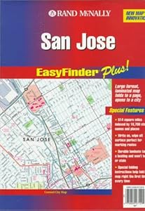 Rand McNally San Jose, Ca Easyfinder Plus Map