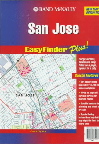 Rand McNally San Jose, Ca Easyfinder Plus Map by Rand McNally and Company