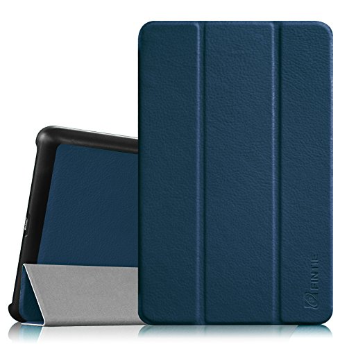 Fintie Verizon Ellipsis 8 Slim Shell Case Cover - Ultra Slim Lightweight Stand for Verizon Ellipsis 8 4G LTE Tablet, Compatible With Verizon Ellipsis Kids, Navy