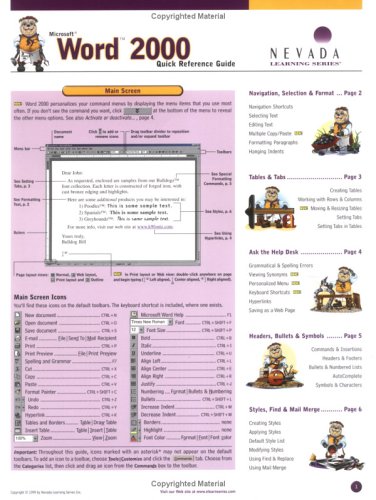 Word 2000 by Nevada Learning Series Inc.