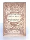 Poems by Elizabeth Barrett Browning. Selected with an introduction by Samuel J. Looker (Crown Classics.)