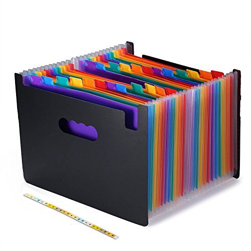 Algopix Similar Product 14 - FSLIFE 24 Pockets Expanding Files