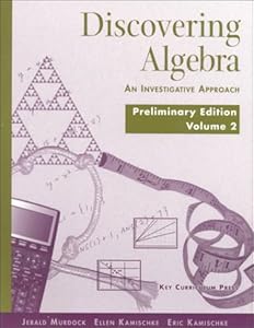 Discovering Algebra: An Investigative Approach, Preliminary Edition Vol. 2