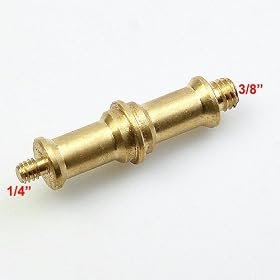 ePhoto SAB4M8M Studio Spigot Stud Adapter 1/4 Male 3/8 Male by ePhoto INC SAB4M8M