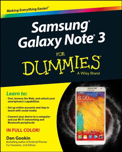 Samsung Galaxy Note 3 For Dummies by Aaron Halbert