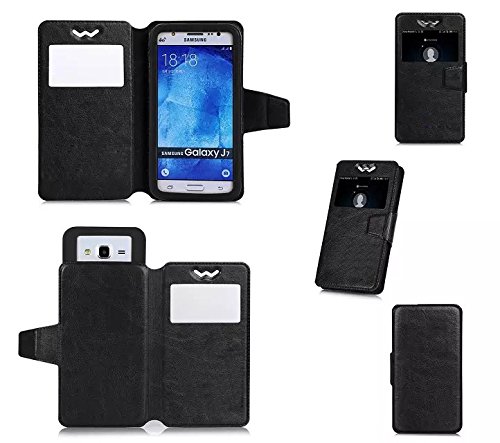 Indigi UNLOCKED 3G case, KuGi ® High quality universally PU cover + TPU Case for Indigi UNLOCKED 3G 5.5 inch smartphone. (Black)