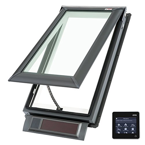 

VELUX VSS S01 2010 Skylight, 44 3/4" W x 27 3/8" H Solar Powered Fresh Air Venting Deck-Mount w/Snowload LoE3 Glass