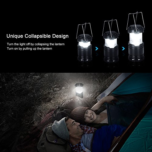 Pictek Portable Camping Lantern, Black - Image 4