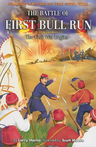 The Battle of First Bull Run: The Civil War Begins (Graphic Battles of the Civil War) by Larry Hama