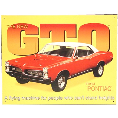 Pontiac GTO Car Retro Vintage Tin Sign
