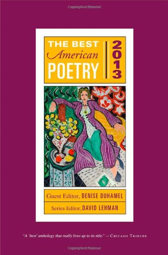 The Best American Poetry 2013 by David Lehman