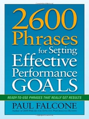 2600 phrases for setting effective performance goals